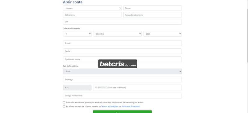 Jogo de aposta de 1 real